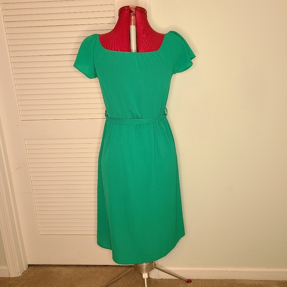 Sophia + Zeke Kelley Green Short Sleeve Dress - Picture 2 of 16